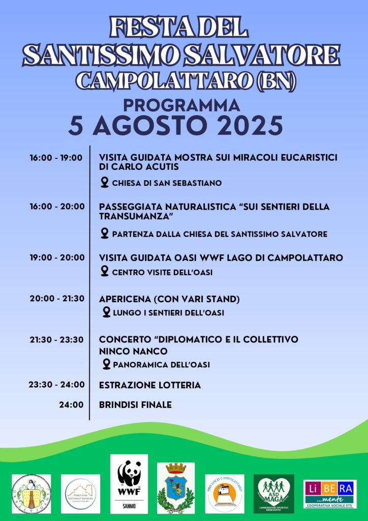 Programma festa Santissimo Salvatore