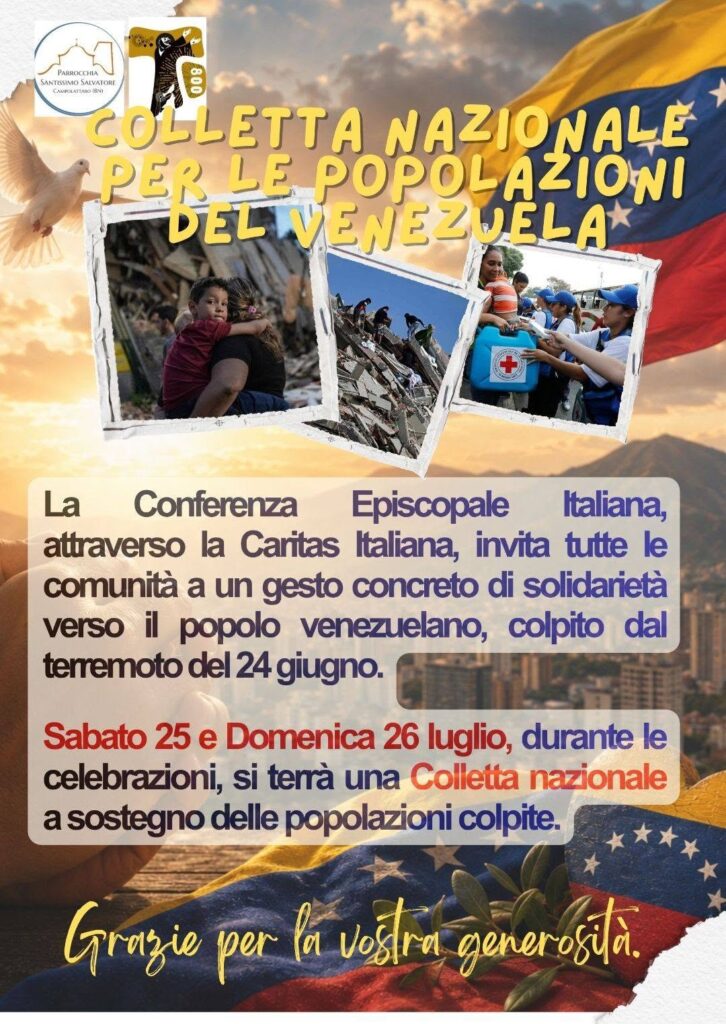 Colletta per il Venezuela